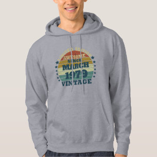 Veste À Capuche Cadeaux d'anniversaire vintages personnalisés