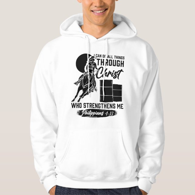 Veste À Capuche Cadeaux de course de barrels pour filles femmes co (Devant)