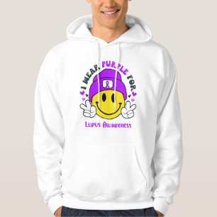 Veste À Capuche Cadeaux de soutien au ruban de sensibilisation Lup