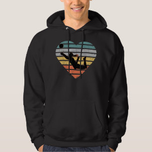 Veste À Capuche Cadeaux de volleyball pour filles Ados Retro Vinta