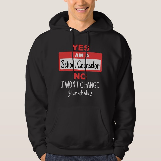 Veste À Capuche Cadeaux drôles d'appréciation pour Conseiller Scol (Devant)