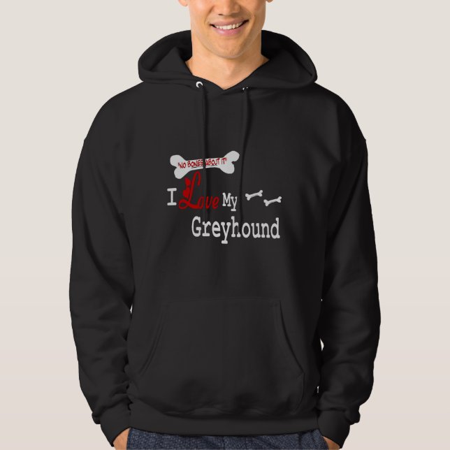 Veste À Capuche Cadeaux Greyhound Lovers (Devant)