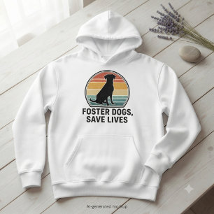 Veste À Capuche Cadeaux Rétro de Sauvetage Animal Chiens de Famill