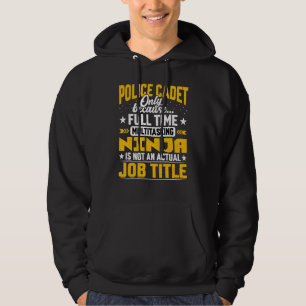 Veste À Capuche Cadet de la police Titre du poste Stagiaire Agent 