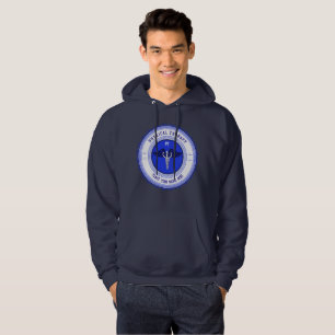 Veste À Capuche Caduceus de thérapie physique bleue personnalisée
