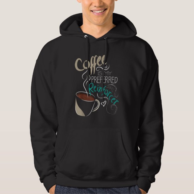 Veste À Capuche Café ABA Thérapiste Autisme Comportement de l'ense (Devant)