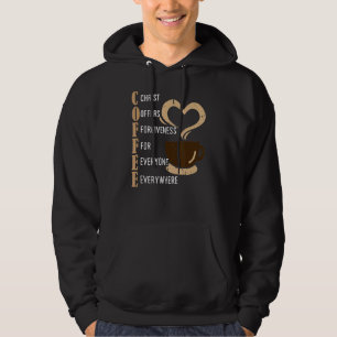 Veste À Capuche Café Christ Offre Le Pardon À Tous Jamais