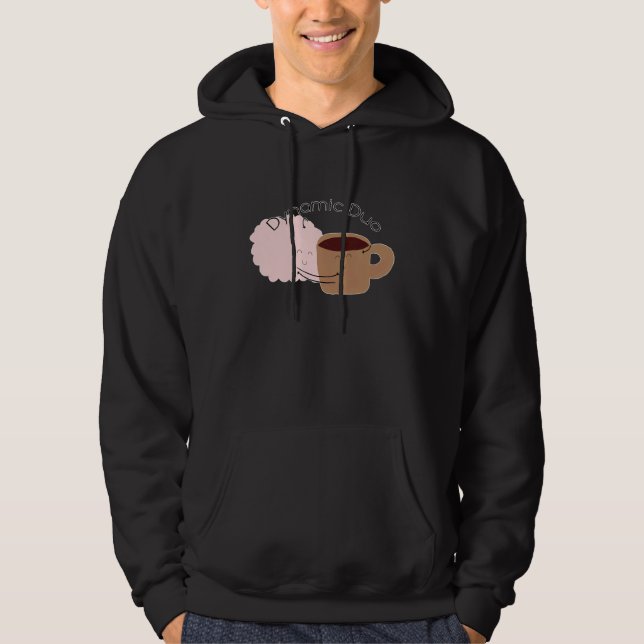 Veste À Capuche Café et Cerveau sont le Duo Dynamique ! (Devant)