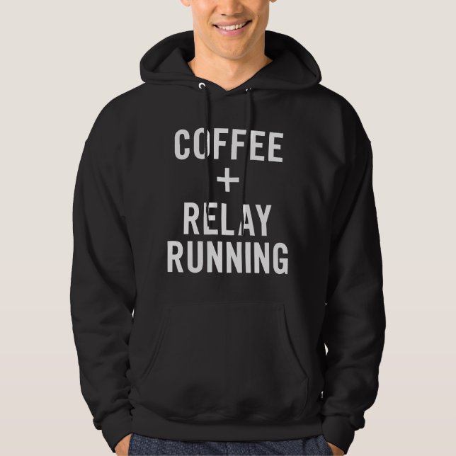 Veste À Capuche Café + Relais pour Relay Runner (Devant)