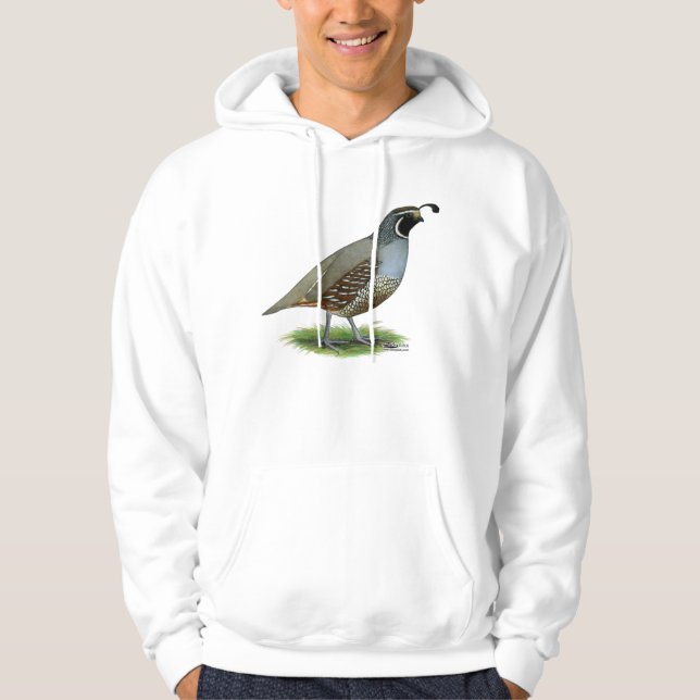 Veste À Capuche Cailles de vallée de la Californie (Devant)