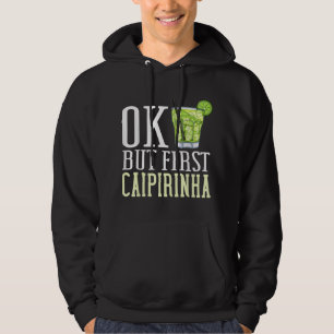 Veste À Capuche Caipirinha Boire Cocktail Brésil