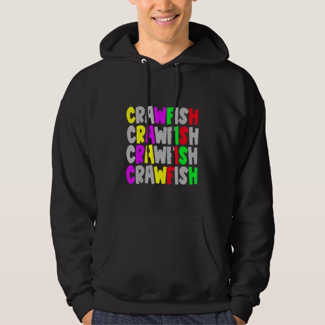 Veste À Capuche Cajun Crawfish Food Crawfish Mudbug Tee (Devant)