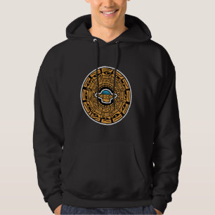 Veste À Capuche Calendrier Maya Aliens ancien Aztec OVNI
