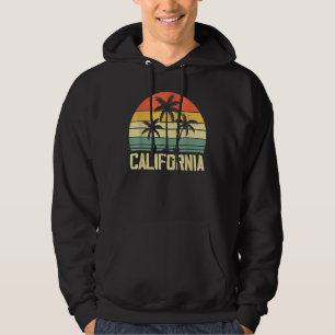 Veste À Capuche California Island Palm Beach Surboard Surf Retro