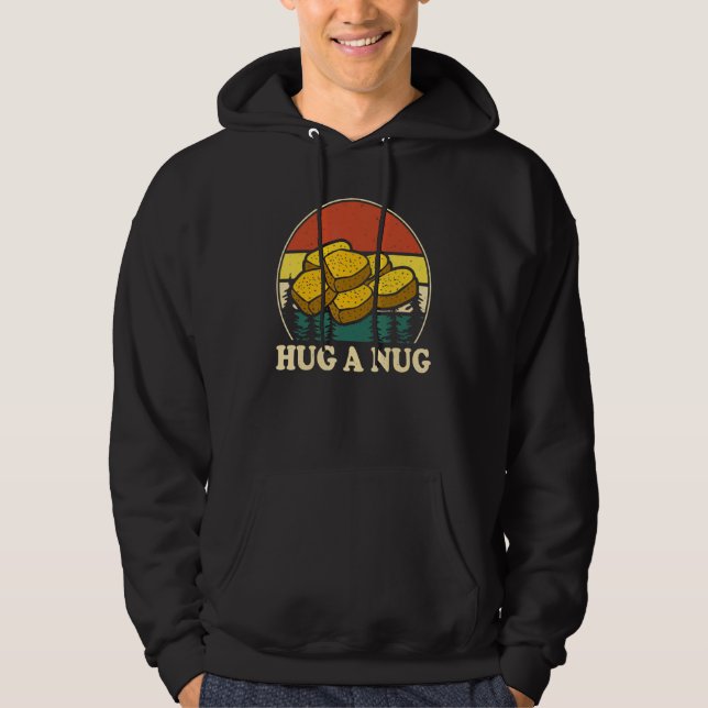 Veste À Capuche Câlins Nug Chicken Nugget Poulet Frit   Garçons Fi (Devant)