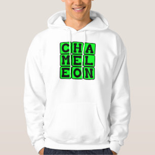 Veste À Capuche Caméléon, Lézard Changeant de Couleur
