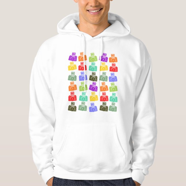 Veste À Capuche Caméras colorés (Devant)