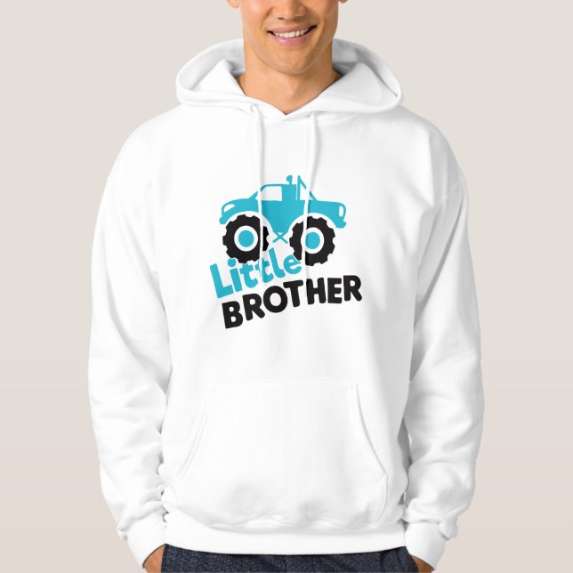 Veste À Capuche Camion Little Brother Monster (Devant)