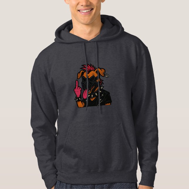 VESTE À CAPUCHE CAMISETAS MASCULINAS  CACHORRO LOUCO (Devant)