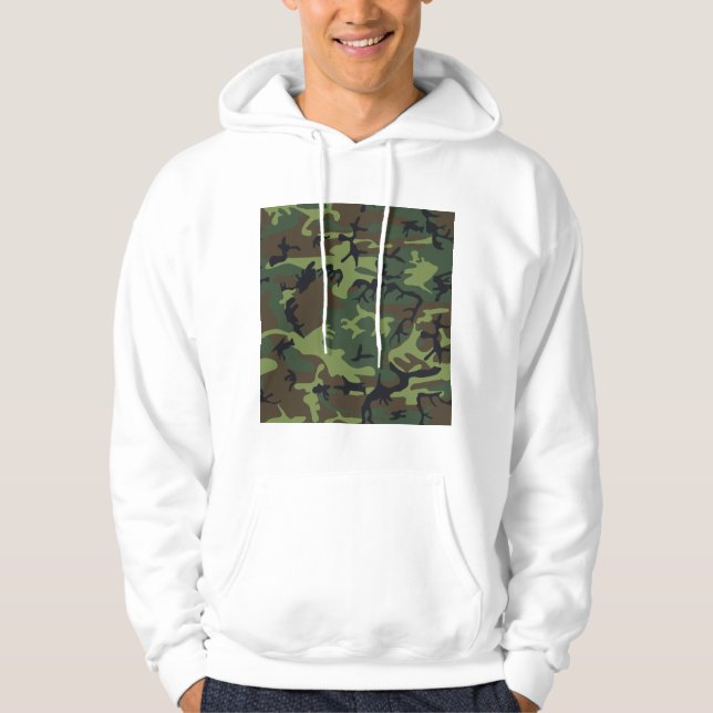 Veste À Capuche Camo de forêt (Devant)
