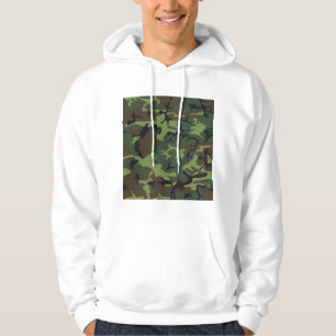 Veste À Capuche Camo Woodland