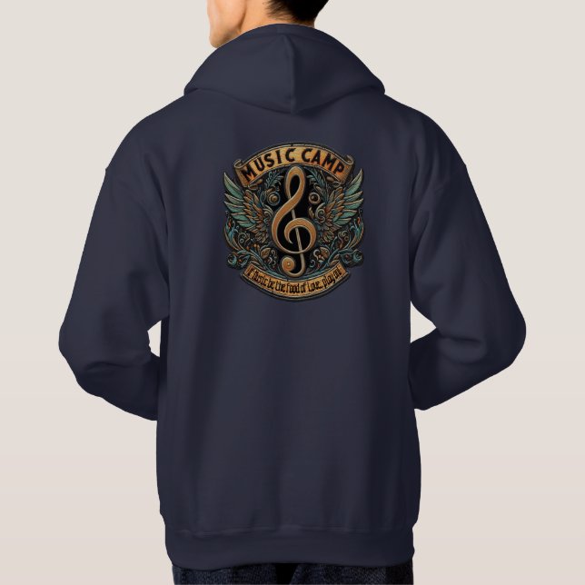 Veste À Capuche Camp de musique (Dos)