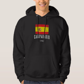 Veste À Capuche Campanario Espagne Drapeau De La Ville - Drapeau V