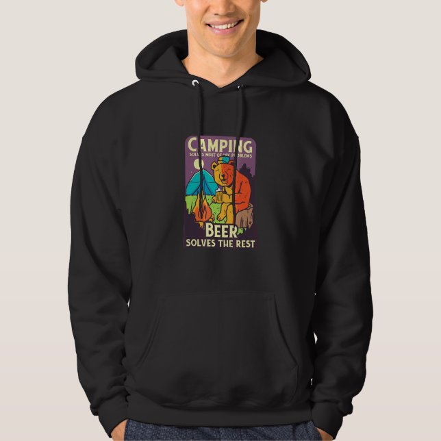 Veste À Capuche Camping Bière Bear (Devant)