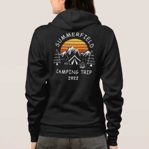 Veste À Capuche Camping familial Voyage Correspondant Rétro