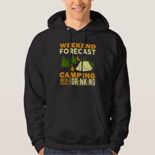 Veste À Capuche Camping Week-End Prévision Camping Avec Une Chance