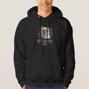 Veste À Capuche Canaaan Chien Meilleur Papa Jamais Rétro États-Uni