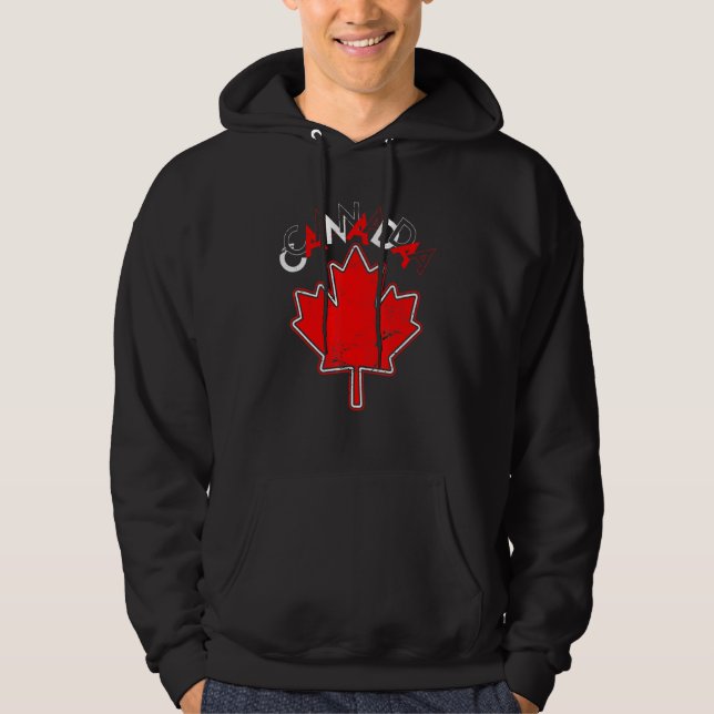 Veste À Capuche Canada Maple Leaf Canada 1 (Devant)