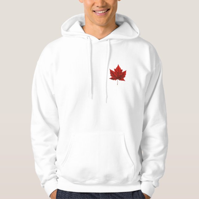 Veste À Capuche Canada Sweatshirt Canada Sweatshirt à capuche Feui (Devant)