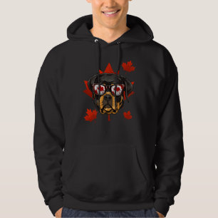 Veste À Capuche Canadas patriotique canadien Rottweiler Dog Maple