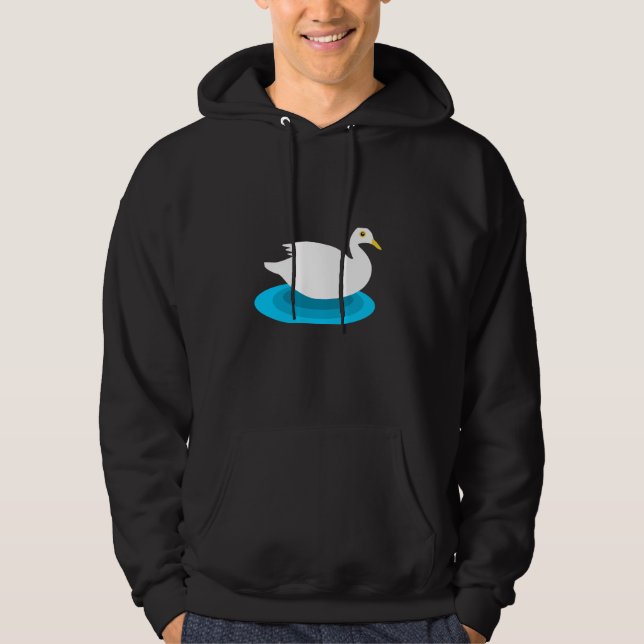 Veste À Capuche Canard blanc (Devant)