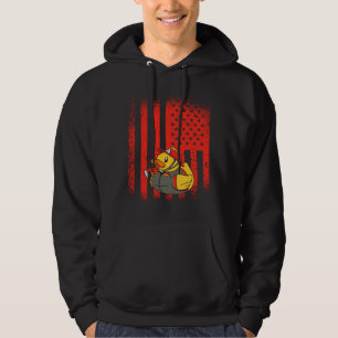 Veste À Capuche Canard en caoutchouc pompier enfants garçons fille
