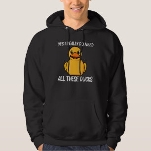 Veste À Capuche Canard Pour Hommes Femmes Jaune Duckie Eau Oiseau 