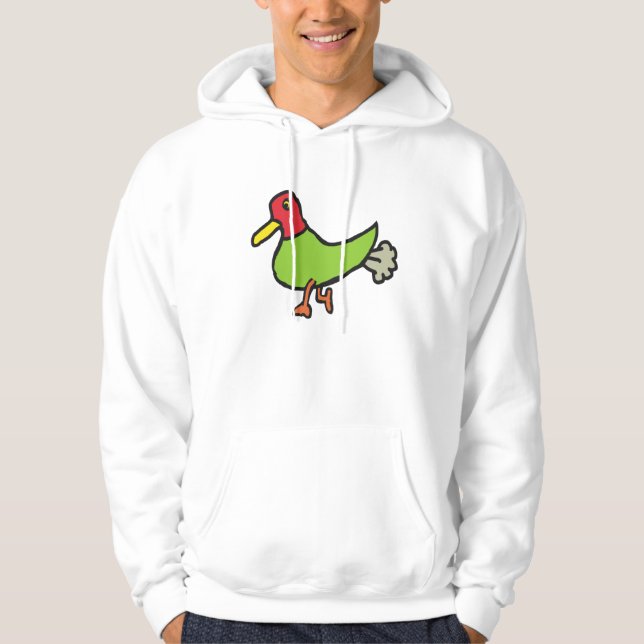 Veste À Capuche Canard qui péte (Devant)