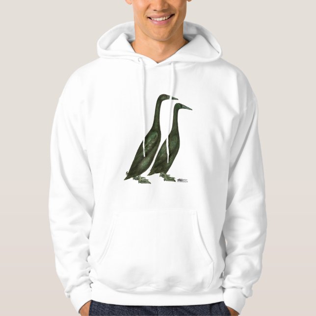 Veste À Capuche Canards noirs (Devant)