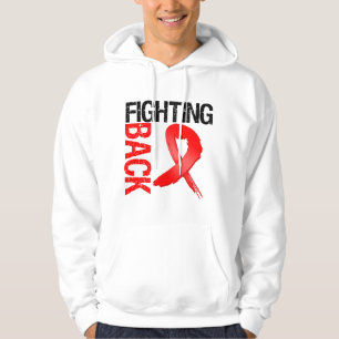 Veste À Capuche Cancer de sang battant en retraite