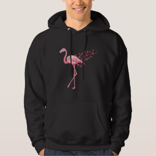 Veste À Capuche Cancer du sein Flamant rose rose récupération du r
