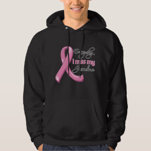 Veste À Capuche Cancer du sein quotidien de Mlle My Grandma d'I