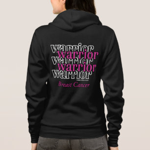 Veste À Capuche Cancer du sein répété/Guerrière