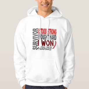 Veste À Capuche Cancer oral du survivant 4