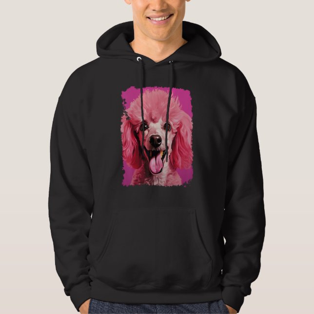 Veste À Capuche Caniche rose (Devant)