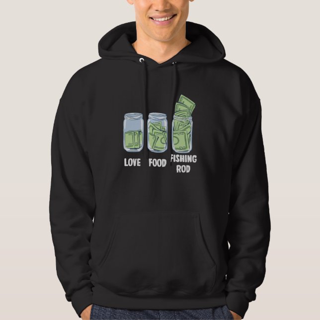 Veste À Capuche Canne à pêche Banque d'argent (Devant)