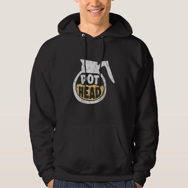 Veste À Capuche Canon Humour de café café caféine (Devant)
