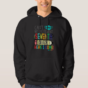 Veste À Capuche Cant Masque Mon Excitation Septième Année Je Viens