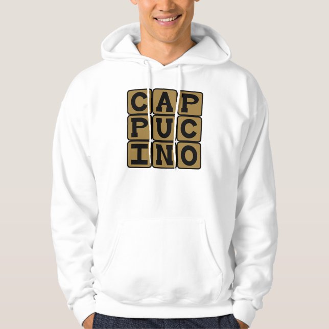 Veste À Capuche Cappuccino, boisson italienne (Devant)