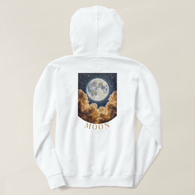Veste À Capuche Capuche de Lune (Design dos)